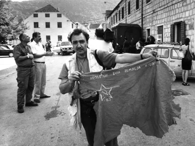 Avgust 1995 in&nbsp;osvoboditev mesta Knin v operaciji Nevihta. /&nbsp;Foto: Tomaž Skale