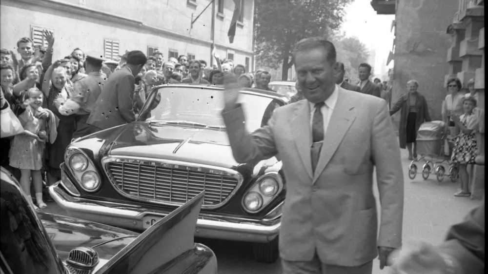 24. julij 1961 - predsednik Tito v LjubljaniJosip Broz Tito Ljubljana / Foto: Marjan Ciglič