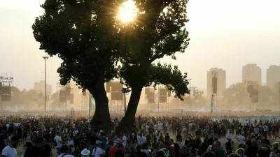 People gather for the concert of the Croatian singer Marko Perkovic Thompson, that is poised to break the world record for the largest paid concert, in Zagreb, Croatia, July 5, 2025. REUTERS/Antonio Bronic