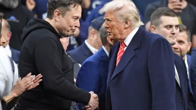 FILE PHOTO: Mar 22, 2025; Philadelphia, PA, USA; Elon Musk and President Donald Trump during the Division I Men's Wrestling Championship held at Wells Fargo Center. Mandatory Credit: Eric Hartline-Imagn Images/File Photo