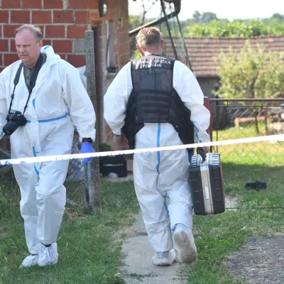 06.07.2025., Pleskovec- Policijski ocevid na mjestu ubojstva u Pleskovcu 118. Photo: Vjeran Zganec Rogulja/PIXSELL