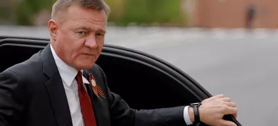 FILE PHOTO: Russian Minister of Transport Roman Starovoit arrives at a meeting of President Vladimir Putin with Venezuelan President Nicolas Maduro at the Kremlin in Moscow, Russia, May 7, 2025. REUTERS/Maxim Shemetov/File Photo