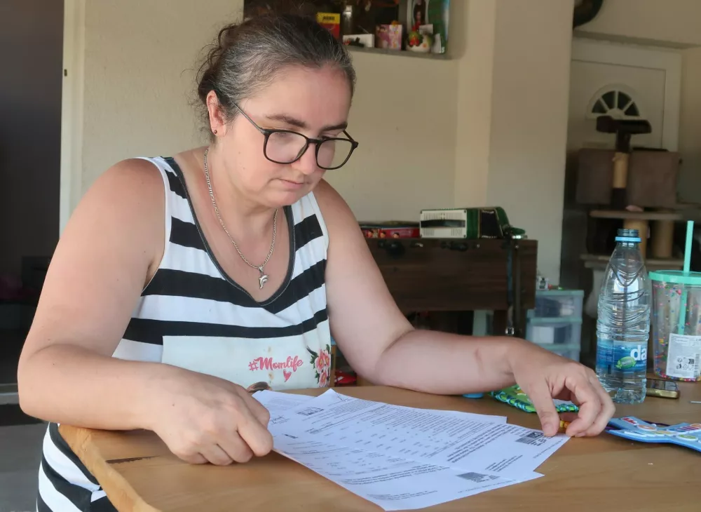 Iskrica, Goričko, &Scaron;ulinci, ujma s točo, družina Serec - &Scaron;arkanj, Ika. Foto: Tatjana Pihlar  / Foto: Tatjana Pihlar 