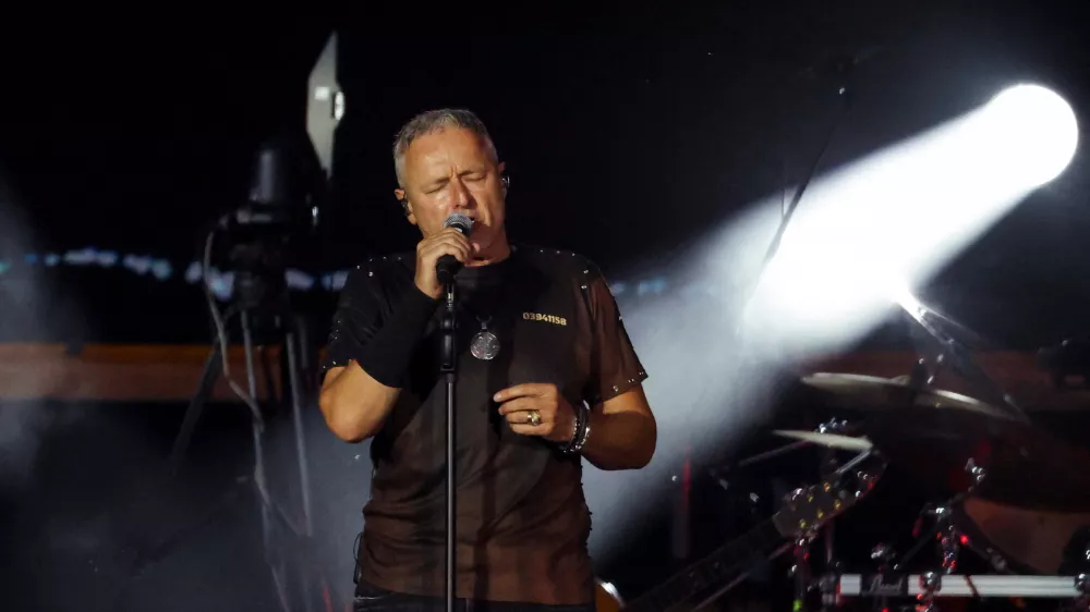 Marko Perković&nbsp;Thompson na koncertu minuli konec tedna. / Foto: Reuters