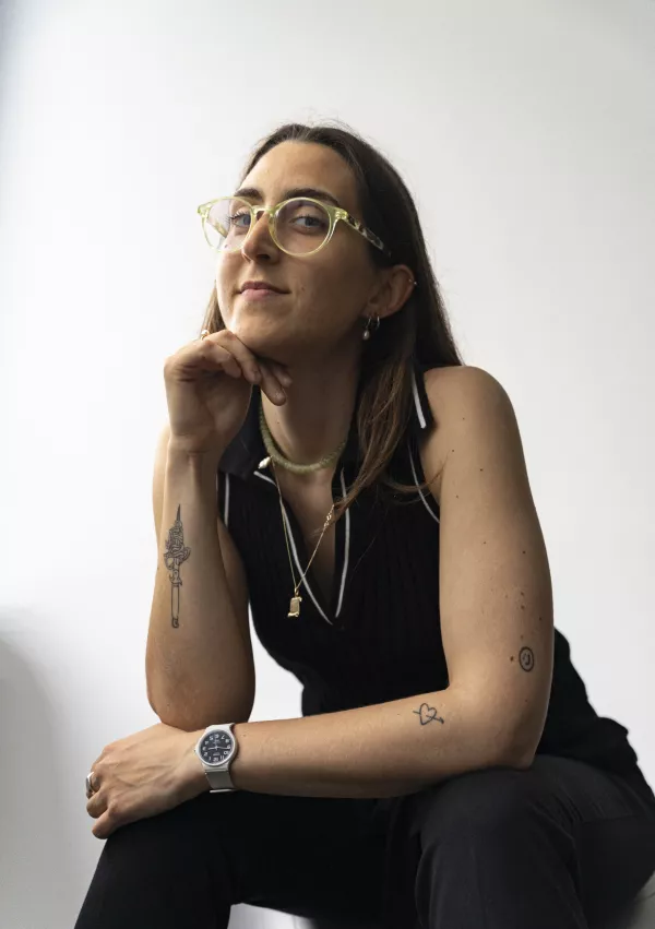 Sem Maja Kotar, ustanoviteljica kreativnega studia Mala Maja / Foto: Erazem Simon Paravinja