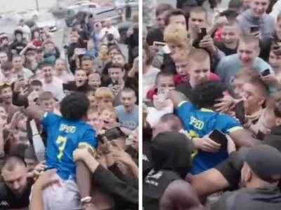 Vplivnež IShowSpeed v Sarajevu. Foto: Zajem zaslona