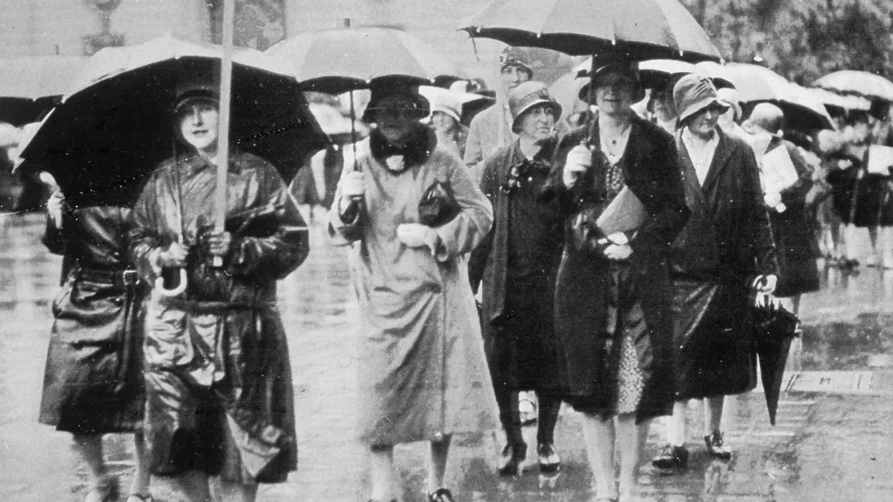 Demonstracije žensk za politične pravice leta 1929. Volilno pravico so jim dali &scaron;ele &scaron;ele 1971. / Foto: Profimedia