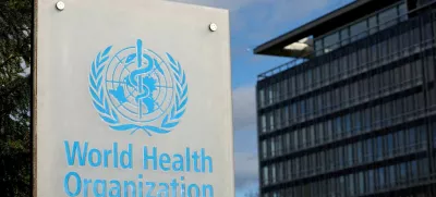 FILE PHOTO: A view shows The World Health Organization (WHO) headquarters in Geneva, Switzerland, January 28, 2025. REUTERS/Denis Balibouse/File Photo