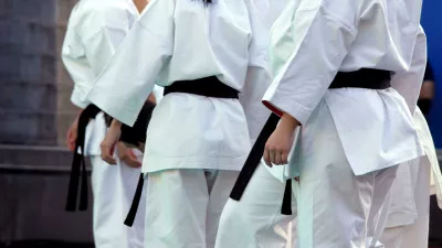 F99AEH group of girls who practice karate