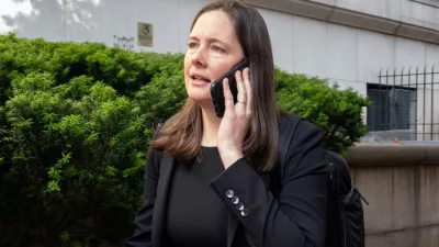 FILE - Assistant U.S. Attorney Maurene Comey is outside court during the Sean "Diddy" Combs' sex trafficking trial, June 3, 2025. (AP Photo/Ted Shaffrey, File)