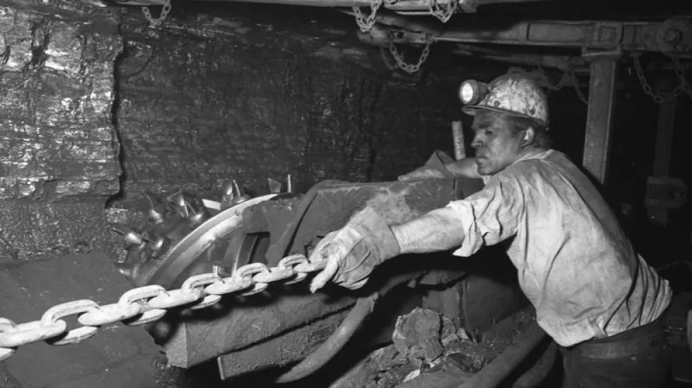 Italienische Gastarbeiter (Bergleute) in Walsum / Foto: Wegmann, Ludwig