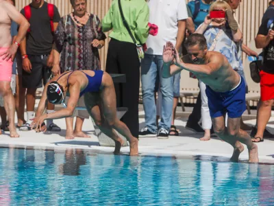 Svečana otvoritev prenovljenega bazena Vevče. Foto:&nbsp; Bojan Velikonja
