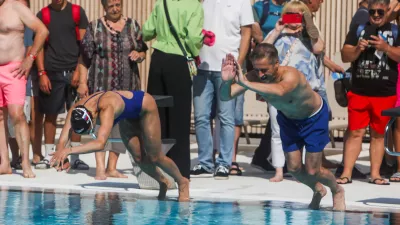 Svečana otvoritev prenovljenega bazena Vevče. Foto:&nbsp; Bojan Velikonja