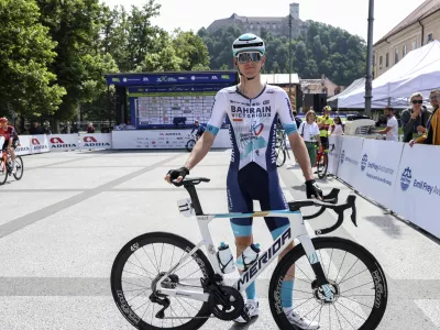 Matej Mohorič- 14.06.2024 - začetek 3. etape Dirke po Sloveniji  //FOTO: Jaka Gasar