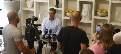 Vladimir Prebilič 23.6 2025 tiskovna konferenca Vladimir PrebiličFoto: Luka Cjuha