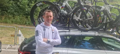 Boštjan Kavčnik, mehanik ekipe UAE Emirates