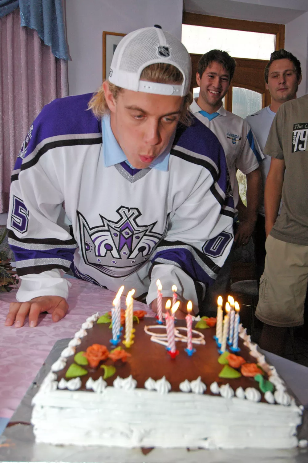 Anže Kopitar, hokejist, torta, //FOTO: Domen Gr&ouml;gl