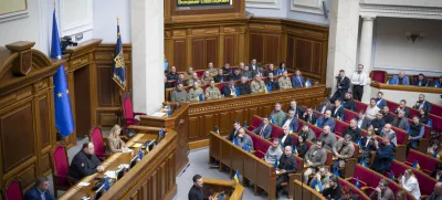 FILED - 16 October 2024, Ukraine, Kiev: Ukrainian President Volodymyr Zelensky speaks during a plenary session of the Ukrainian Parliament. The head of Ukraine's National Anti-Corruption Bureau, Semen Kryvonos, has warned of the loss of independence for anti-corruption bodies, in response to a new law passed by the country's parliament. Photo: -/Ukrainian Presidency/dpa - ATTENTION: editorial use only and only if the credit mentioned above is referenced in full