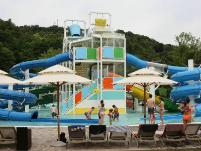 vodni park in tobogan