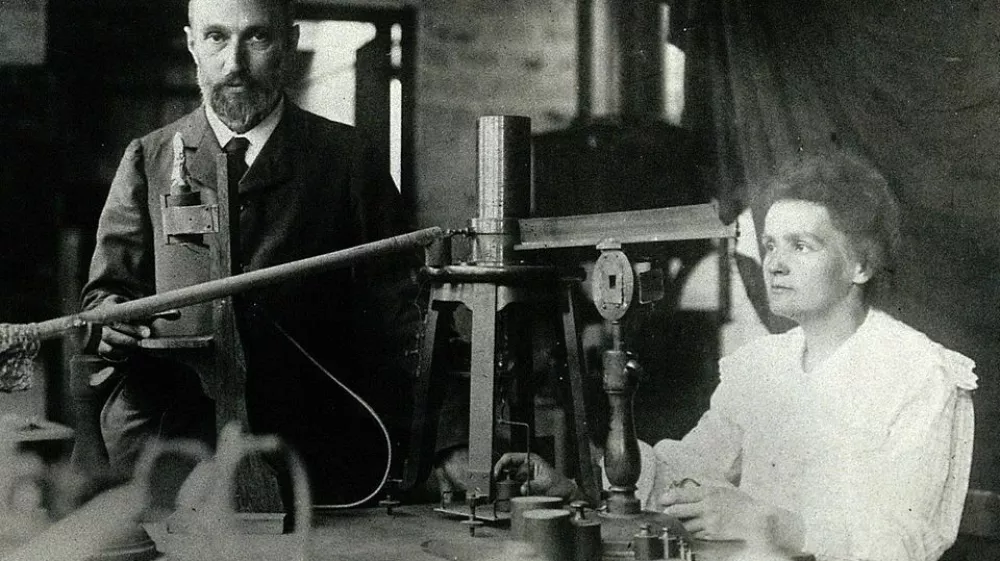 Pierre in Marie Curie