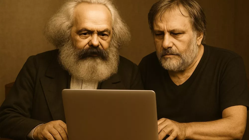 Karl Marx in Slavoj Žižek