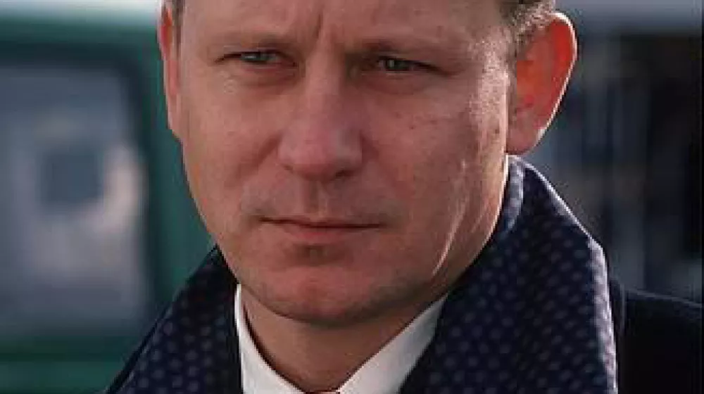 183631(2163) Stellan SKARSGARD, schwedischer Schauspieler, Portrait vom 24.09.1991 in Hamburg "Jede Nutzung ist honorarpflichtig an: KEYSTONE Pressedienst, HASPA, BLZ 200 505 50, Kto. 1235130877"; Stichworte: Personen / maennlich / Schweden / 90er Jahre / Kunst / Film / Fernsehen / TV