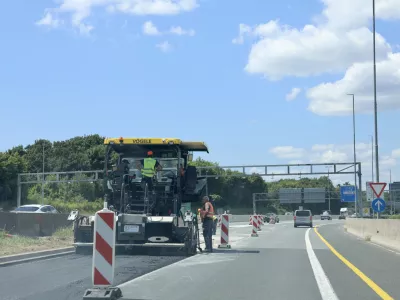 preplastitev vozi&scaron;ča - krak na razcepu Zadobrova - ljubljanska obvoznica - ljubljanski obroč