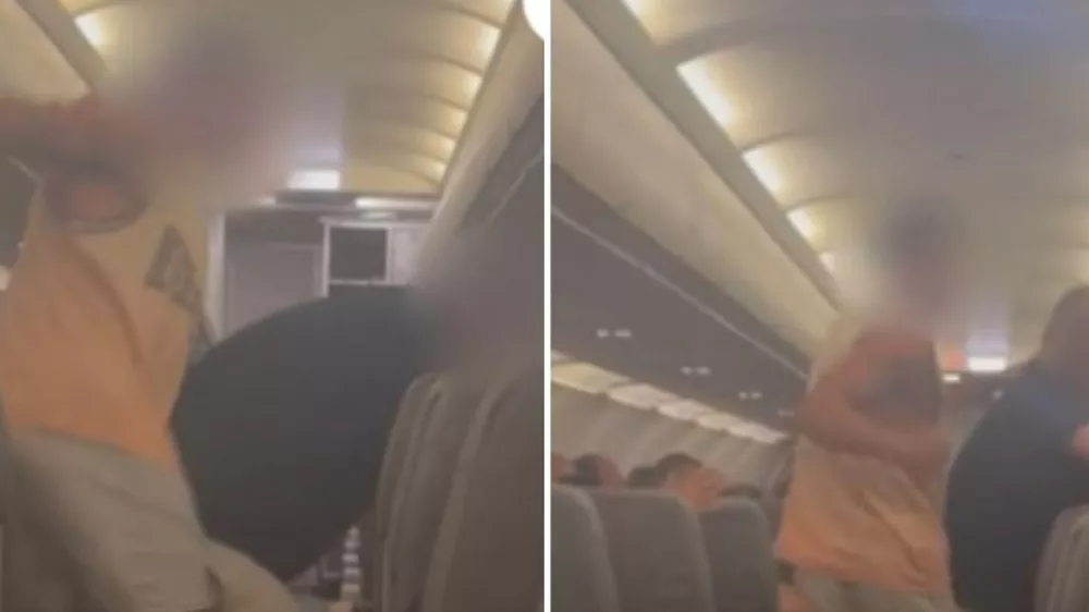 pretep na letalu Foto: Aftonbladet