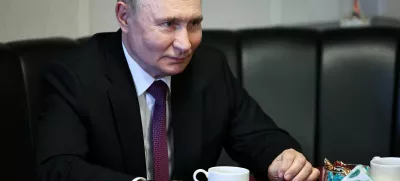 Russian President Vladimir Putin visits Admiral Grigorovich frigate on Russia's Navy Day in Saint Petersburg, Russia, July 27, 2025. Sputnik/Alexander Kazakov/Pool via REUTERS ATTENTION EDITORS - THIS IMAGE WAS PROVIDED BY A THIRD PARTY.