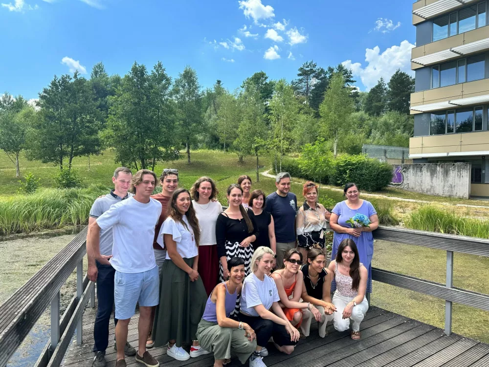 Lilijana Madjar, direktorica Regionalne razvojne agencije Ljubljanske urbane regije z udeleženci 4. skupine PONI LUR v programskem obdobju 2023&ndash;2027, junij 2025