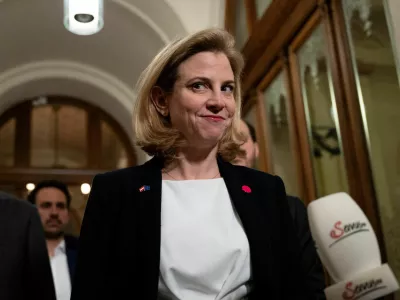 FILE PHOTO: Head of NEOS party Beate Meinl-Reisinger looks on after coalition talks in Vienna, Austria, December 20, 2024. REUTERS/Elisabeth Mandl/File Photo
