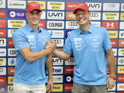 žan kranjec, miha verdnik, alpsko smučanje