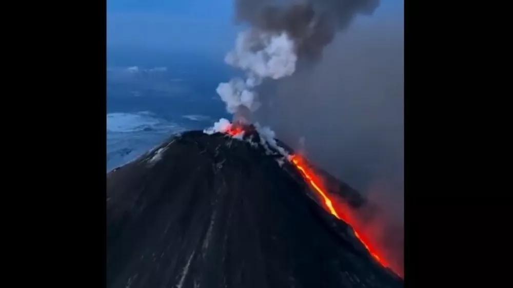 vulkan Ključevski Rusija