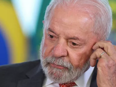 Brazil's President Luiz Inacio Lula da Silva attends a ceremony at the Planalto Palace, in Brasilia, Brazil, July 30, 2025. REUTERS/Adriano Machado