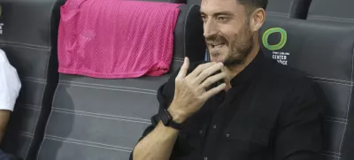 trener Celja Albert Riera- 10.08.2023 – nogomet - Celje: Neman Grodno, konferenčna liga, kvalifikacije, prve tekme 3. krog: //FOTO: Luka Cjuha