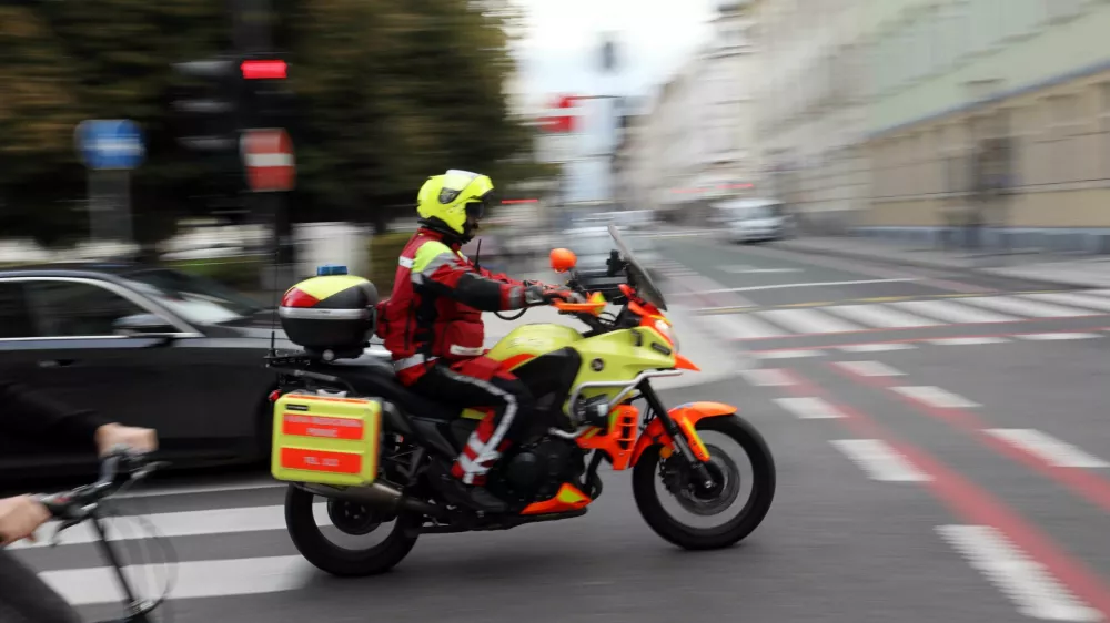 10.10.2024 - simbolična fotografija, re&scaron;evalec na motorjuFoto: Tomaž Skale