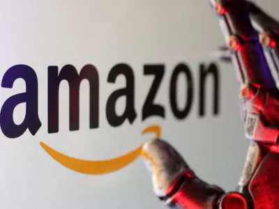 FILE PHOTO: FILE PHOTO: Amazon logo is seen in this illustration taken February 16, 2025. REUTERS/Dado Ruvic/Illustration/File Photo/File Photo