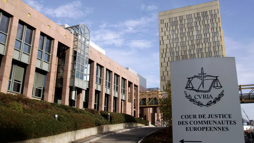 General view of the buildings of the Court of Justice of the European Communities