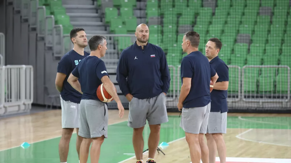 Aleksander Sekulić, slovenski ko&scaron;arkarski trener28.07.2025 - ko&scaron;arkarska reprezentanca Slovenije - priprave na Evropsko prvenstvoFoto: Luka Cjuha