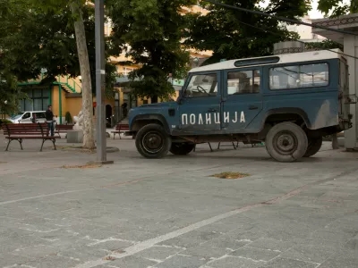 Makedinija, Skopje, policija. Foto: Reuters/Alamy