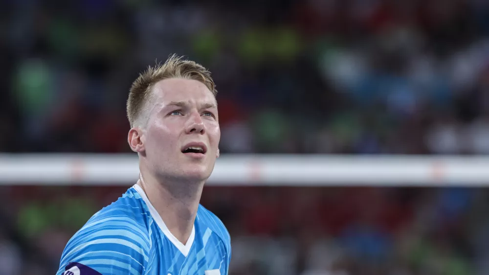 Rok Možič- 16.07.2025 - odbojka - turnir odbojkarske lige narodov - Slovenija: Kanada//FOTO: Jaka Gasar