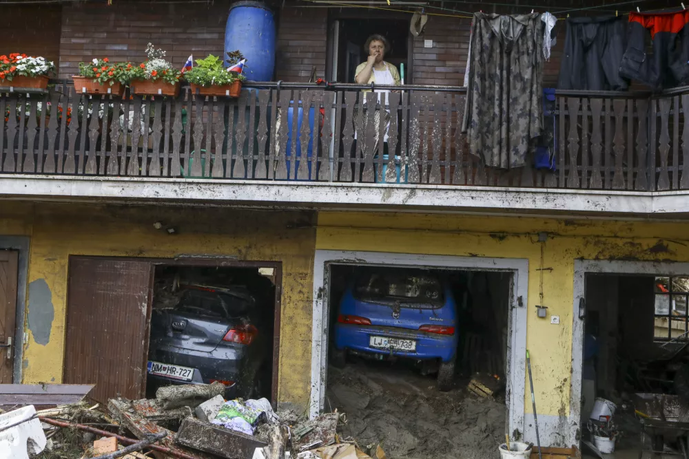 Stahovica pri kamniku05.08.2023 najhuj&scaron;e poplave v zgodovini Slovenije - slovenija pod vodo - poplave - sanacija - či&scaron;čenje - PREGLED LETA 2023FOTO: Luka Cjuha