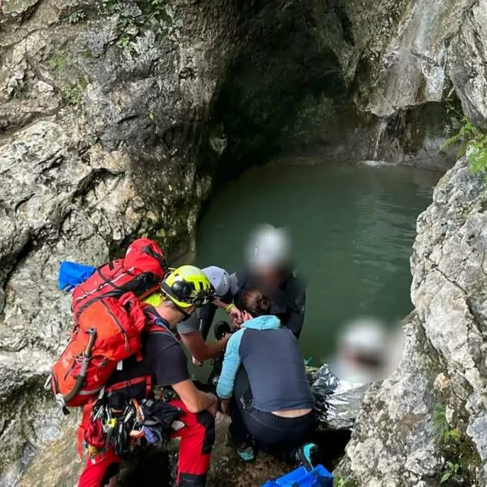 GRS, re&scaron;evanje, kanjon Jerečica