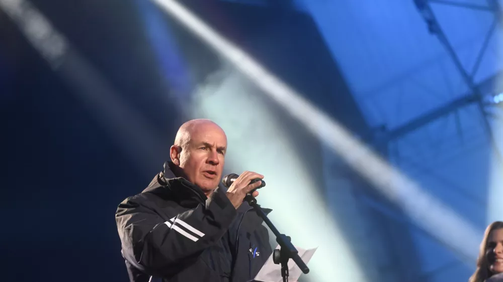 Johan Eliasch, predsednik Mednarodne smučarske in deskarske zveze- 21.02.2023 &ndash; Kranjska Gora - otvoritvena slovesnost 43. svetovnega prvenstva v nordijskem smučanju PLANICA 2023 - največji &scaron;portni dogodek v zgodovini Slovenije, //FOTO: Nik Erik Neubauer