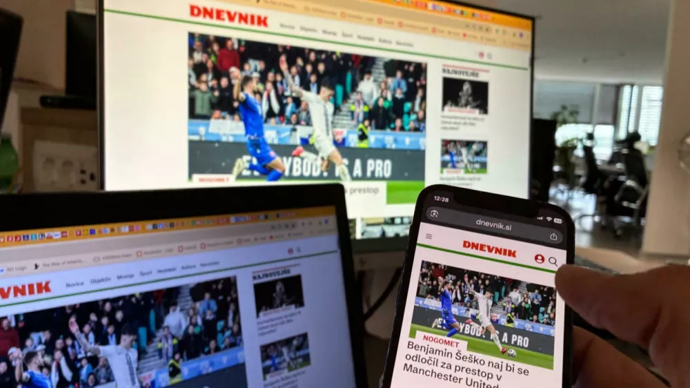 Nenehna rast obiskanosti je rezultat vlaganj v digitalno preobrazbo na&scaron;e medijske hi&scaron;e. Foto: Dnevnik