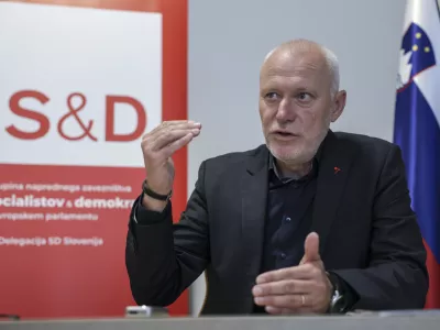 - 17. 05. 2024 - Evropski poslanec in član stranke SD MIlan Brglez //FOTO: Jaka GasarOPOMBA: ZA OBJEKTIV - INTERVJU 2024