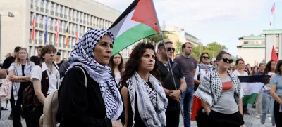 palestina protest Ljubljana