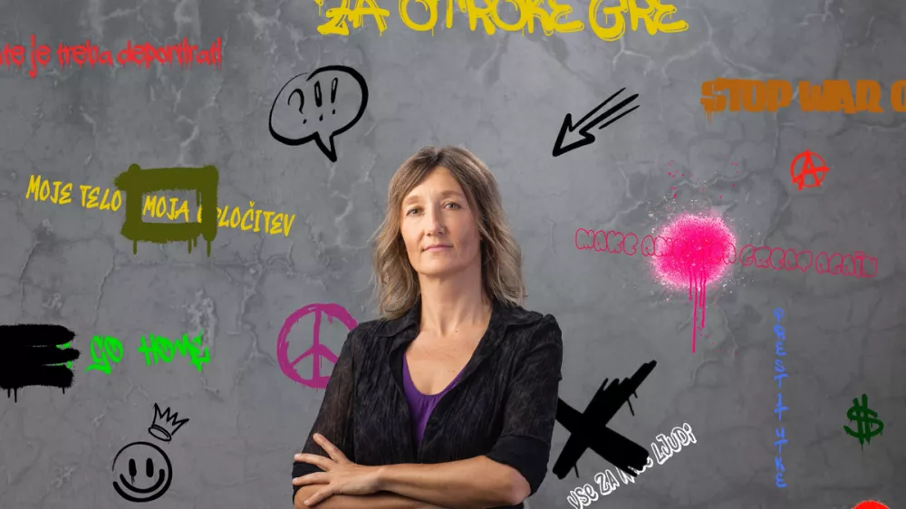 Mojca Pajnik, komunikologinja, profesorica na FDV in raziskovalka na Mirovnem in&scaron;titutu,