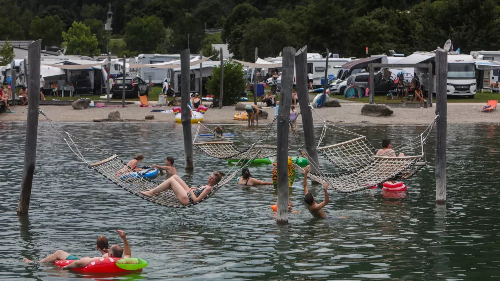  - Kamp ob Osojskem jezeru Campingbad Ossiacher See,- Osojsko jezero,- 01.08.2025. - Reportaža o turizmu na Avstrijskem Koro&scaron;kem.//FOTO: Bojan Velikonja / Foto: Bojan Velikonja