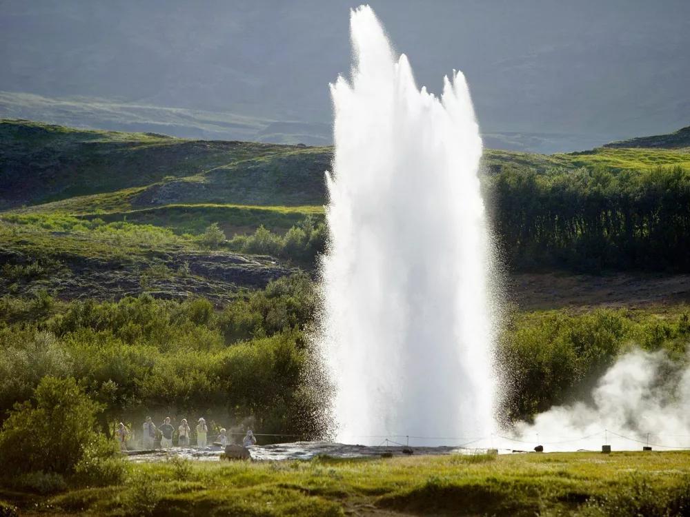 gejzir Strokkur, Islandija